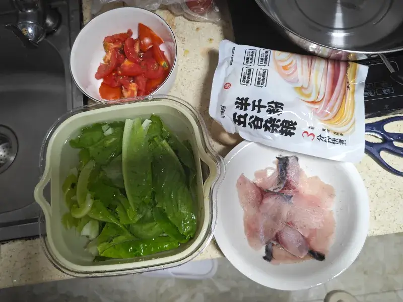 继续煮面!
