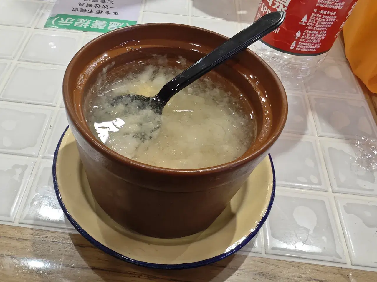 鸡蛋肉饼汤